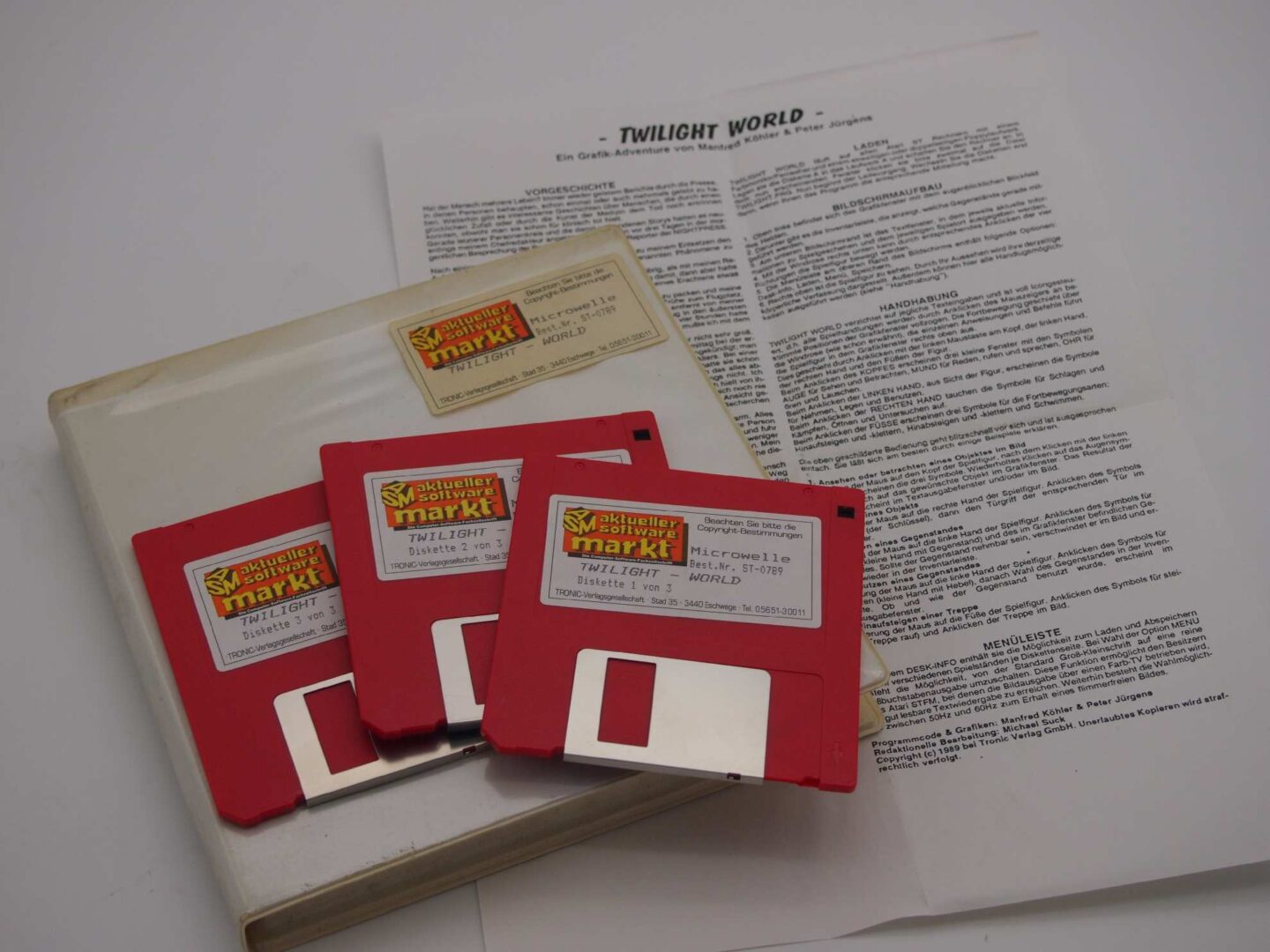 Twilight World für ATARI ST im ASM Microwelle Design