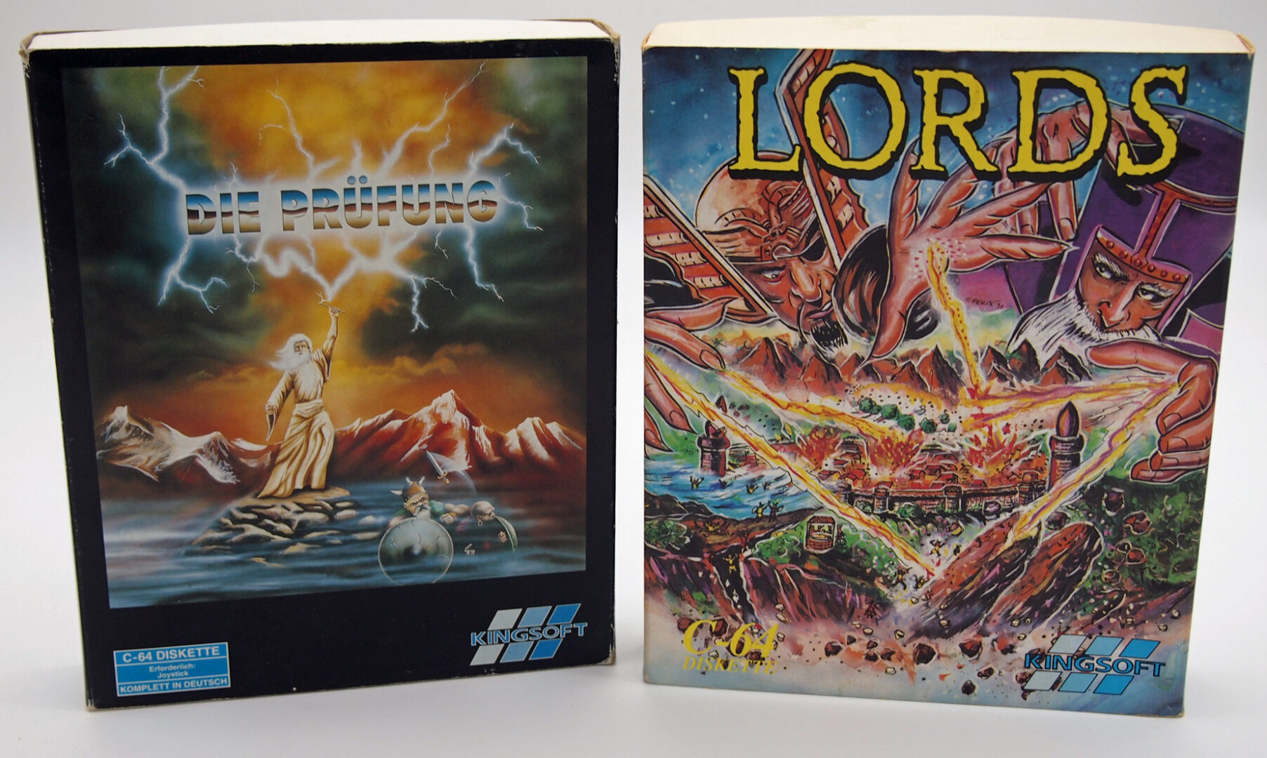 Milton Bradly MB Senso -deutsche Ausgabe von Ralph H.Baer DIe Prüfung und Lords für C64 Kingsoft