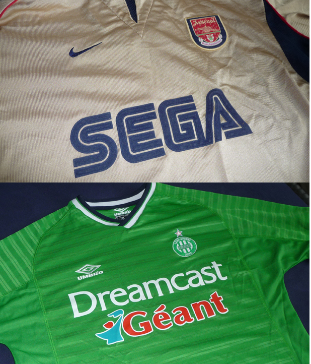 Sega Dreamcast Retro Fussball Trikot