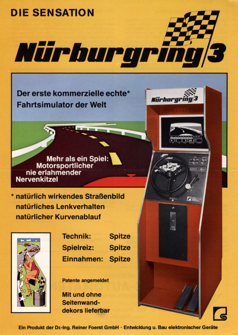 Nürburgring 3 Arcade Flyer Foerst